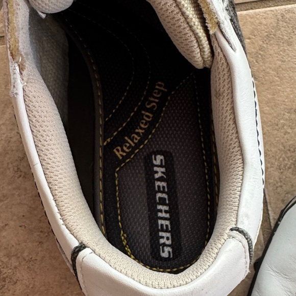 Skechers Men's White and Black Sneakers - Picture 2 of 7